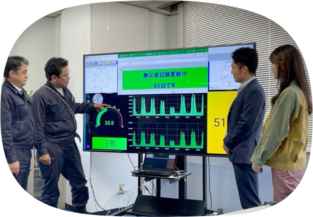 工作室での写真