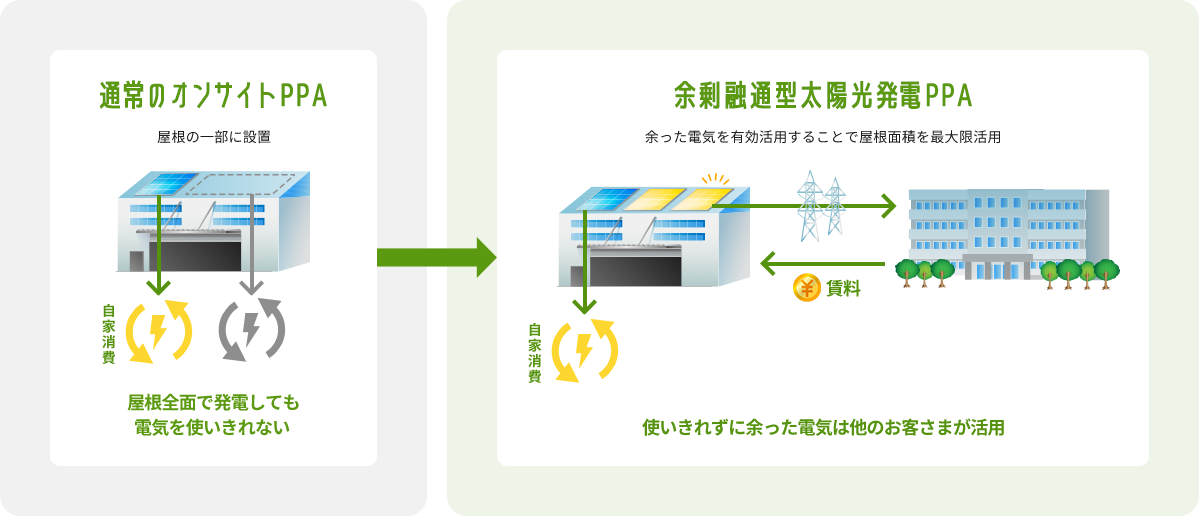 イメージ：スポーツベット太陽光発電PPA