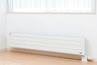 ヒートポンプ式温水パネルヒーター写真