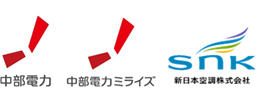 左から スポーツベット株式会社のロゴ、 スポーツベット株式会社のロゴ、新日本空調株式会社のロゴ